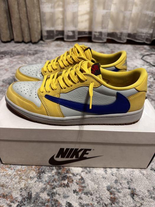 Jordan 1 Travis scott canary yellow