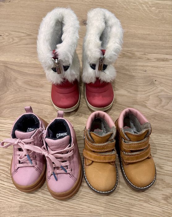 Лот обувки за момиче есен/зима р-22