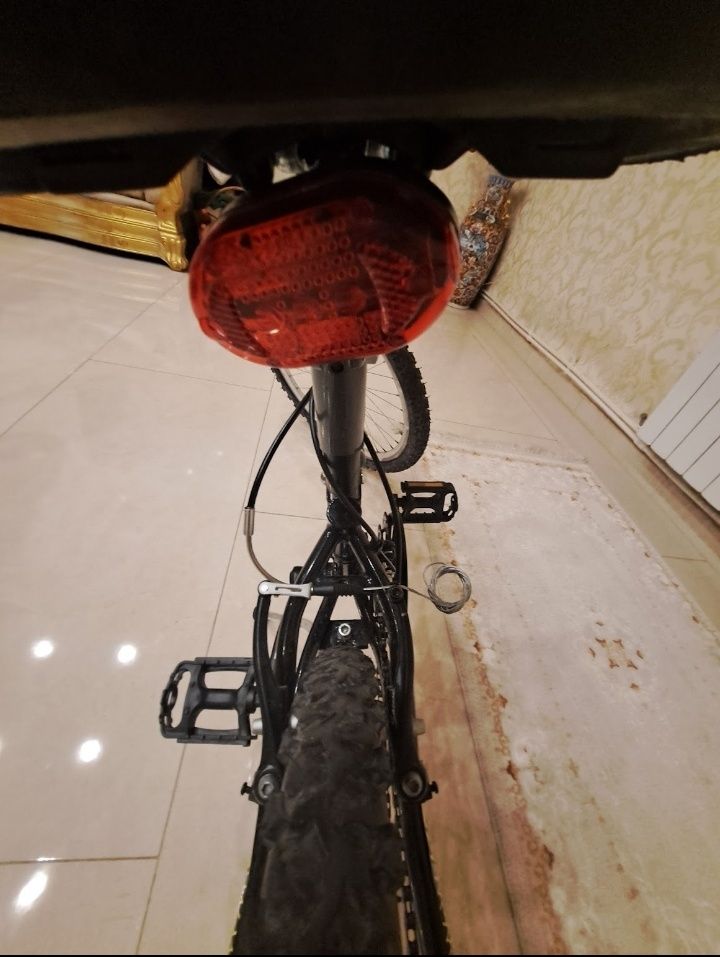 Bicicleta MTB 24 inch cu suspensie fata si spate, 6 viteze