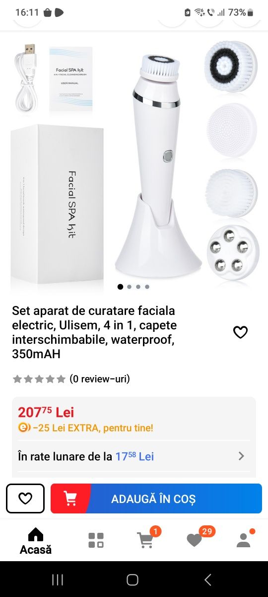Set pentru curatare faciala