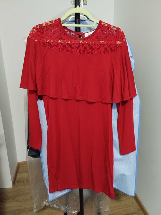 Rochie eleganta din bumbac pt gravide/alaptare marimea S/M