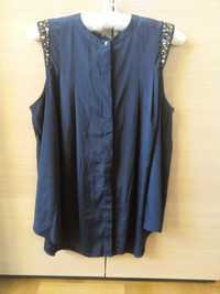 Черна дамска блуза мъниста пайети H&M размер 36