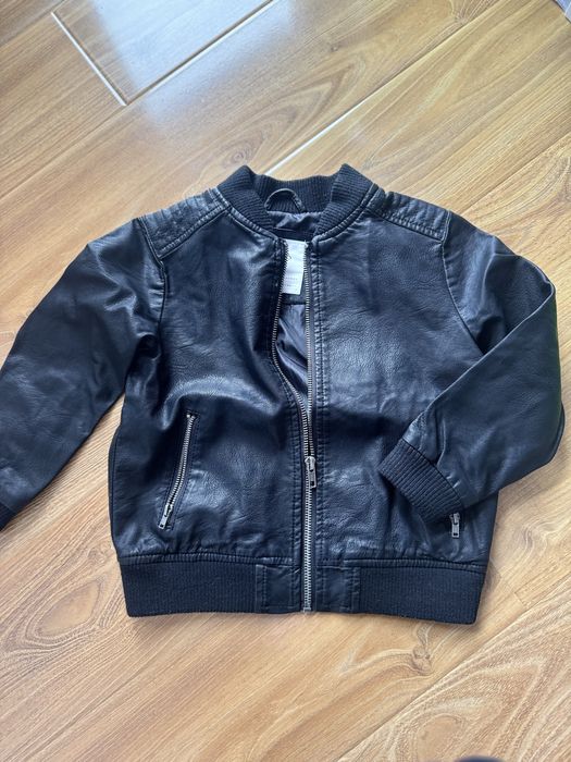 Geacă băieți piele ecologică 3 - 4 ani