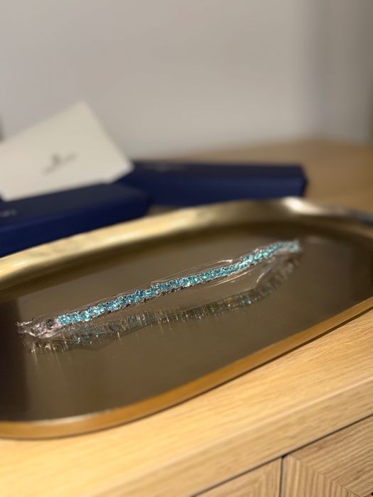 Brățară Swarovski Matrix tennis new turcoaz