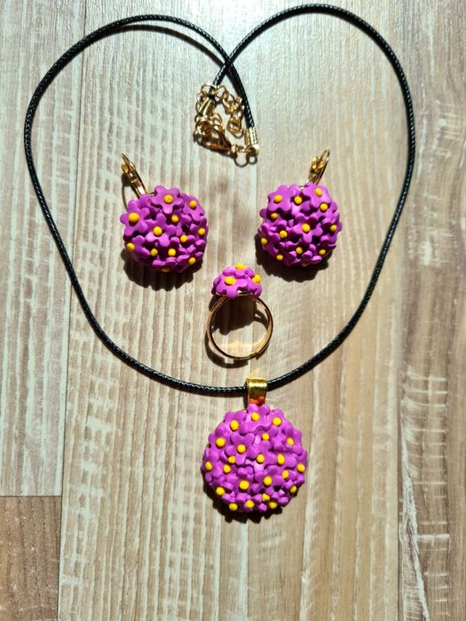 Set bijuterii din lut polimeric