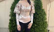 Corset din brocard