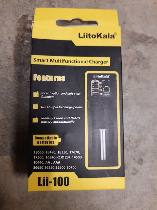 Зарядно за батерии liitokala