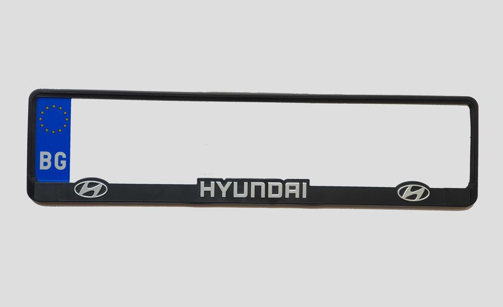 2 броя Рамки за регистрационен номер Porsche | Mini | Jag | Hyundai