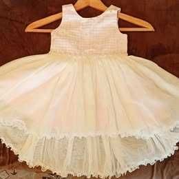 Официална детска/бебешка/шаферска рокля 86-92см, 2г.