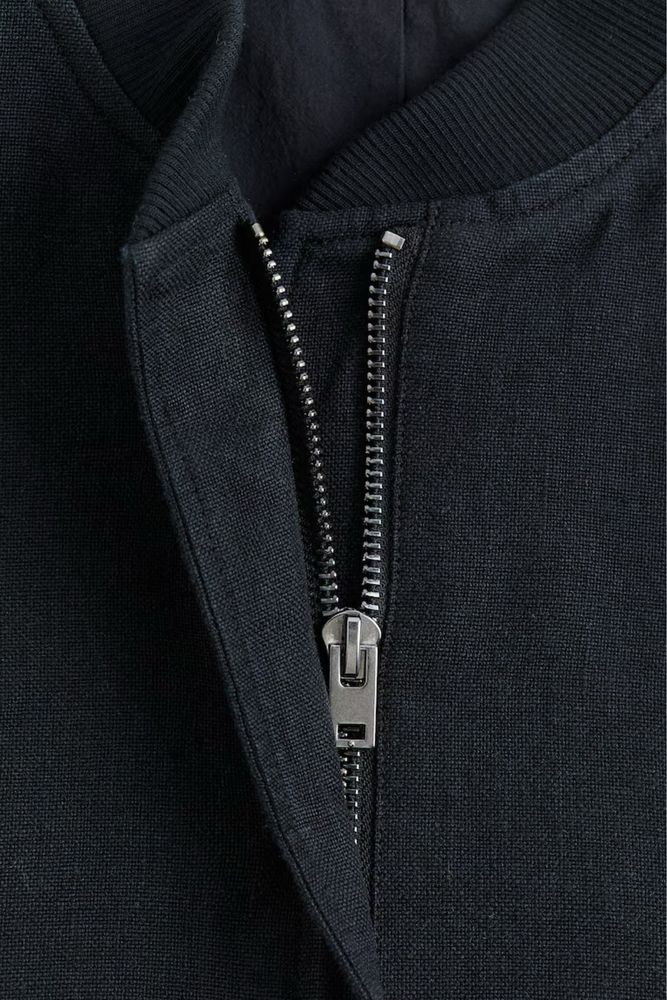 Ленен бомбър / яке от лен H&M