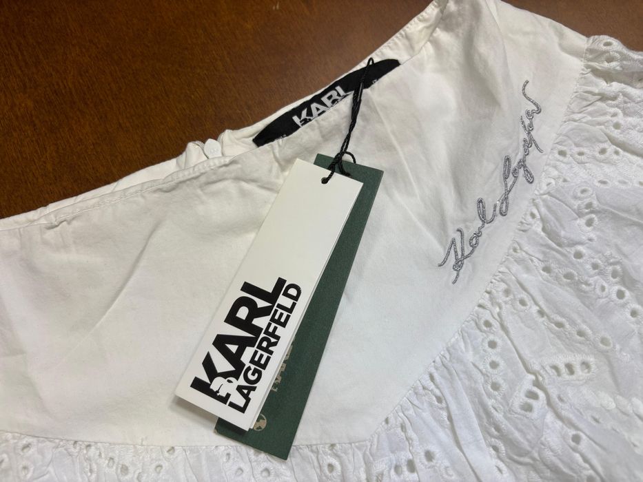Fusta M Karl Lagerfeld Alb alba noua nepurtata cu etichetă