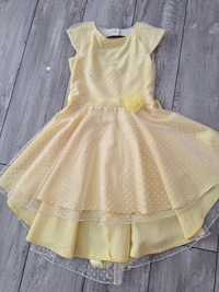Жълта рокля размер 140