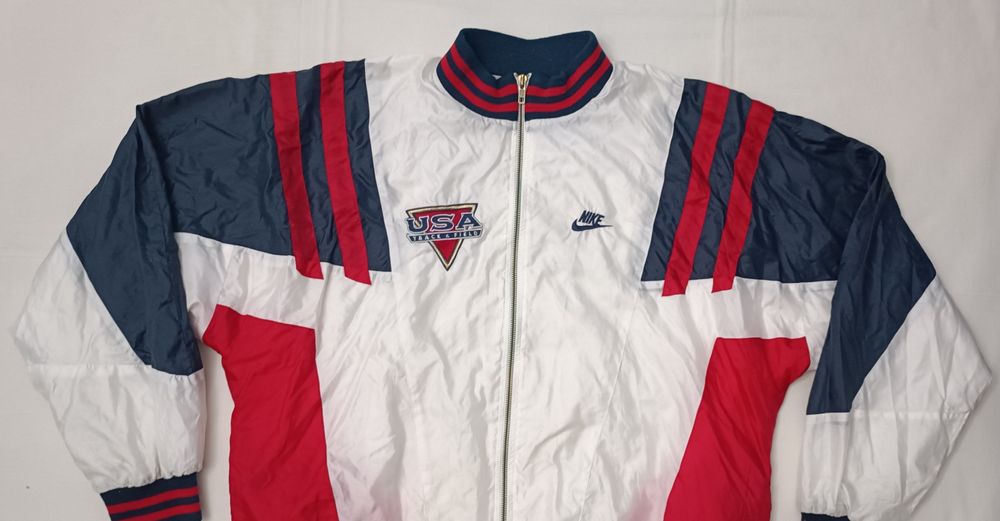 Nike USA Official Track & Field 1992 Olympics Vintage Jacket яке L