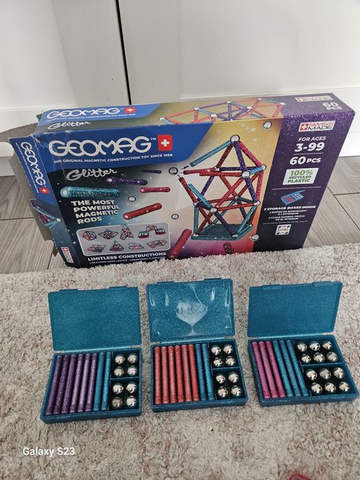 Joc magnetic Geomag 60 piese