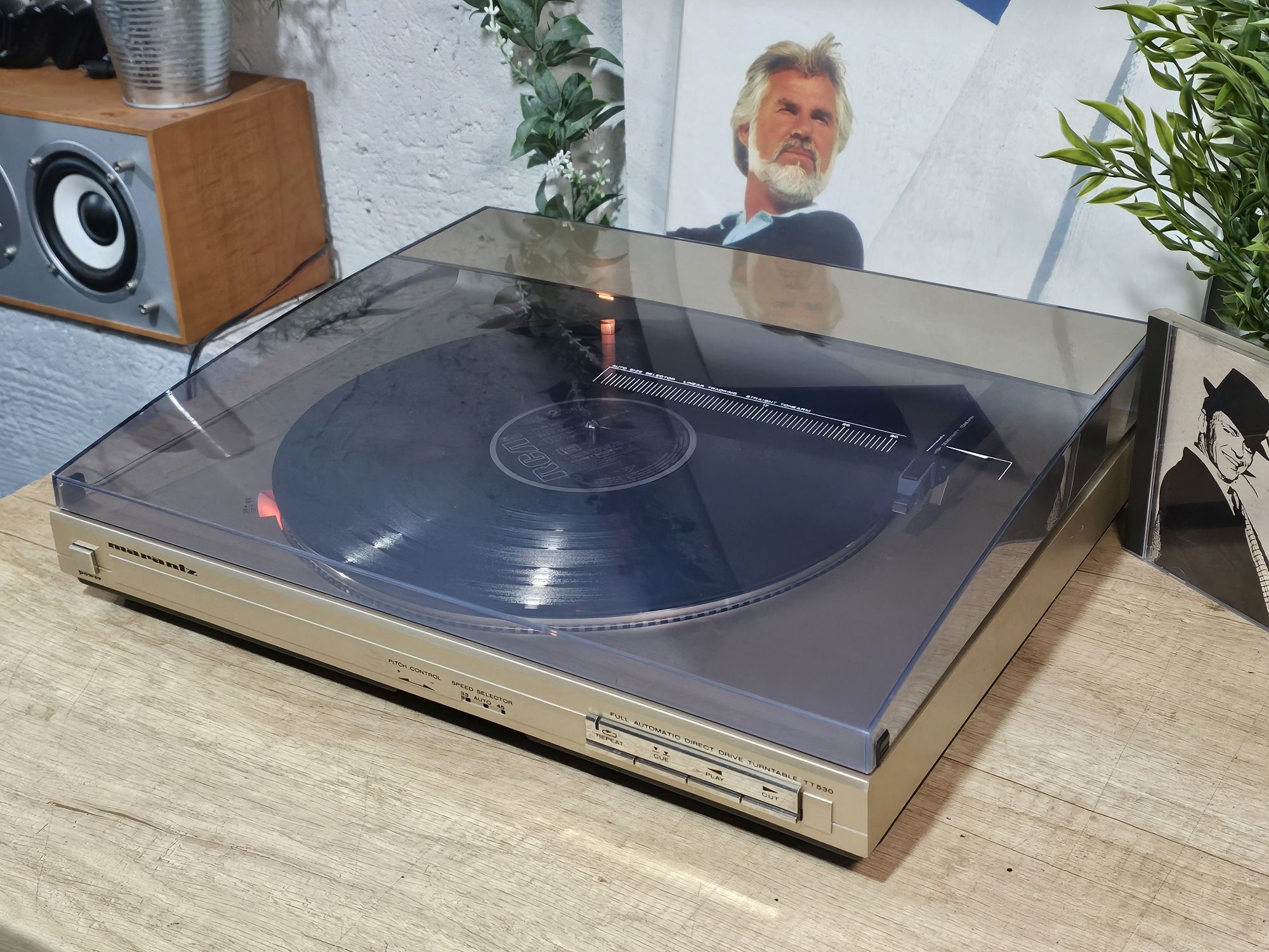 Pick-up MARANTZ TT-530, tangențial full automatic ,direct drive, Japan