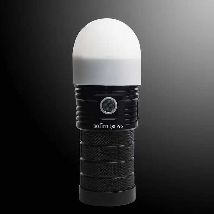 Lanterna LED Sofirn Q8 PRO + husa protectie + diffuser