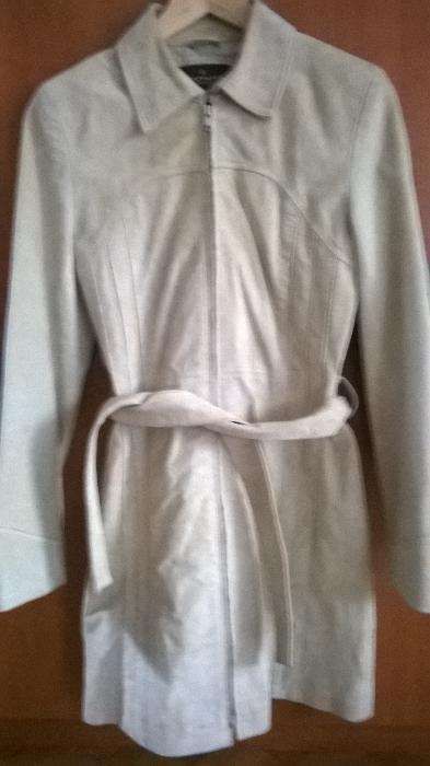 Palton piele intoarsa Naf Naf mas.S