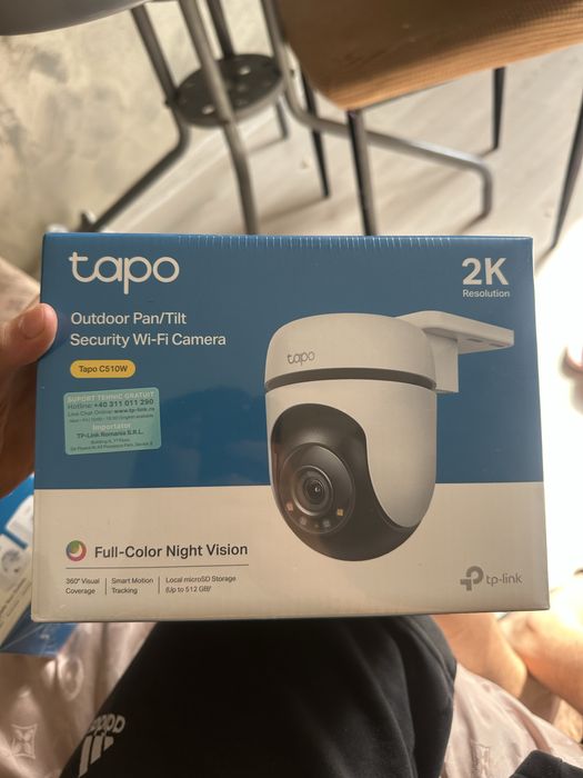 Cameră si 2 Prize Wifi Tapo