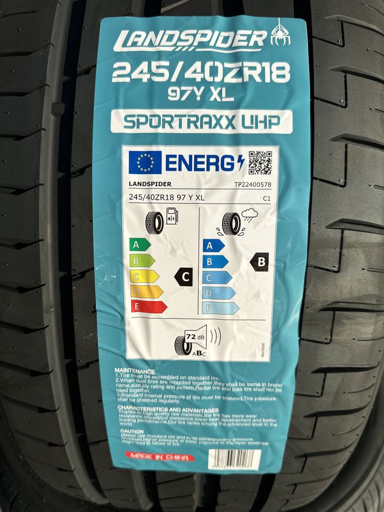 Нови летни гуми LANDSPIDER SPORTRAXX UHP 245/40R18 97Y XL Нов DOT