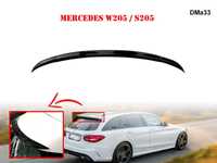 Spoiler eleron negru portbagaj pentru Mercedes AMG C W205
