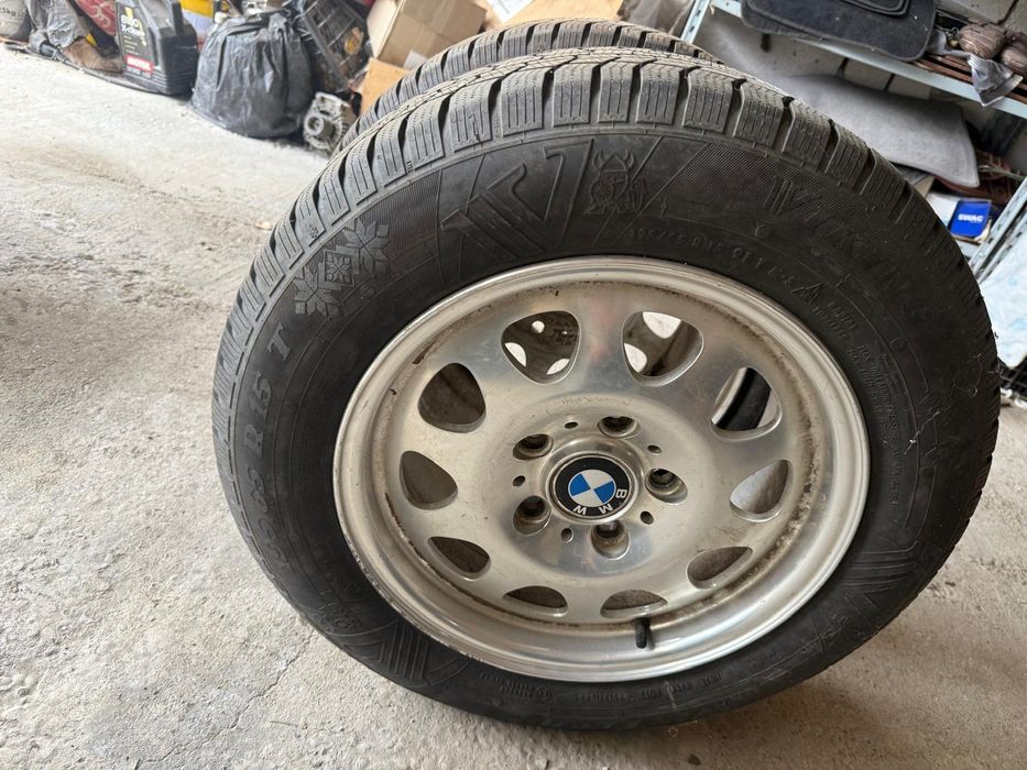 Set Jante originale Bmw 15" cu cauciucuri iarna