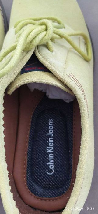Продаю новые замшевые мужские туфли Calvin Klein 42 размера