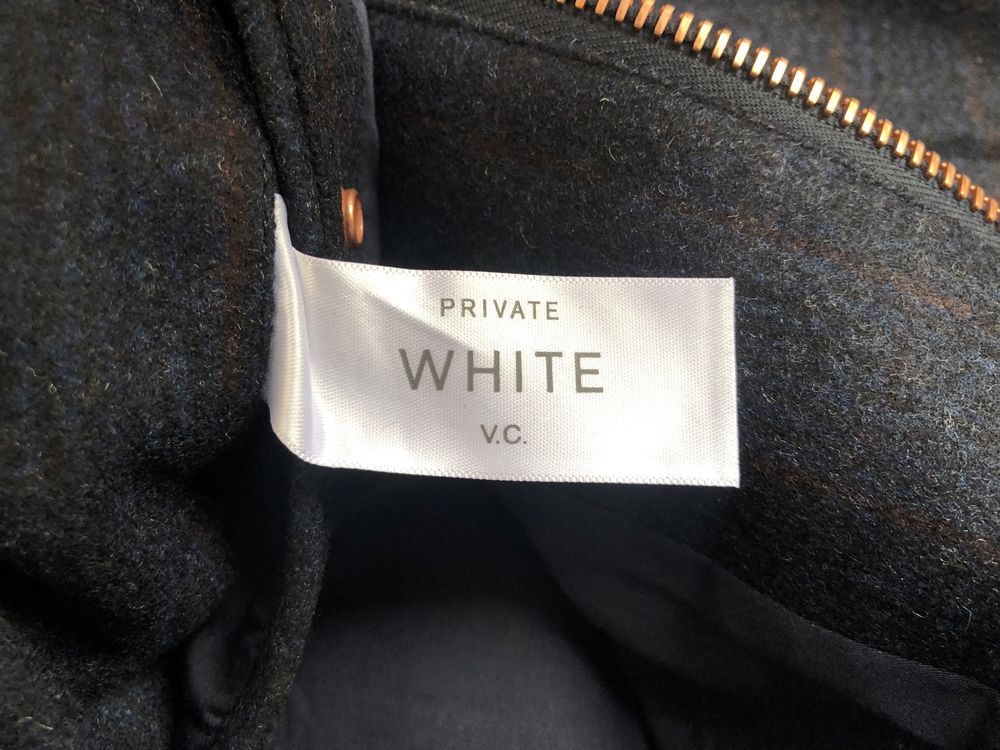 НОВО Private White V.C. Wool Bomber Jacket 100% вълна мъжко яке - S