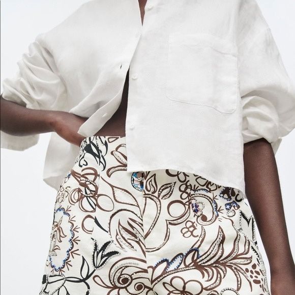 Ленена риза Zara