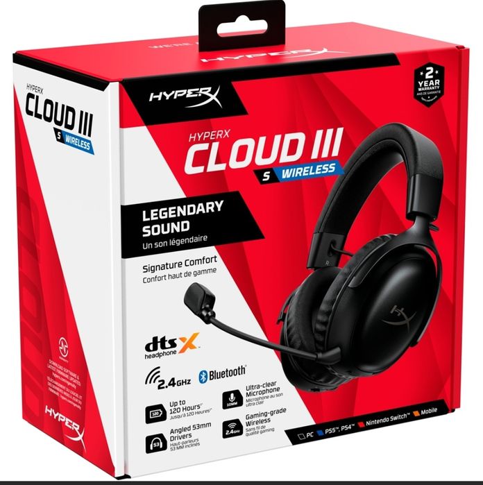 HyperX Cloud III (3) S Wireless Sigilate