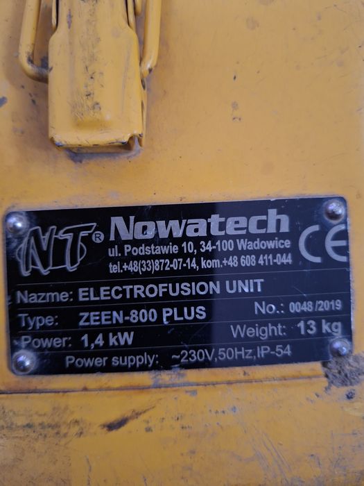 Aparat de lipit cu electrofuziune