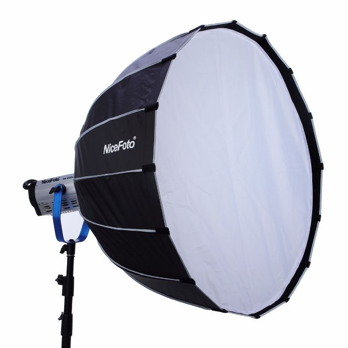 Softbox Profesional octogonal 90cm montura Bowens lampa LED, Blits