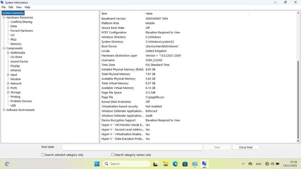 Продавам лаптоп Lenovo x260
