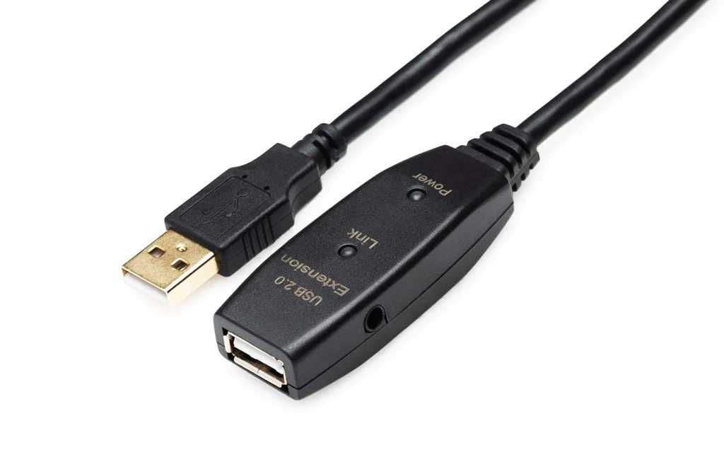 Cablu USB 2.0 Activ MutecPower 10m,tata la mama,cablu chipset extensie