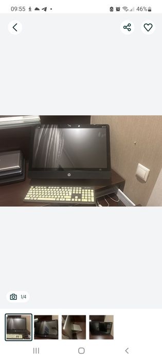 Моноблок компьютер- монитор и клавиатура