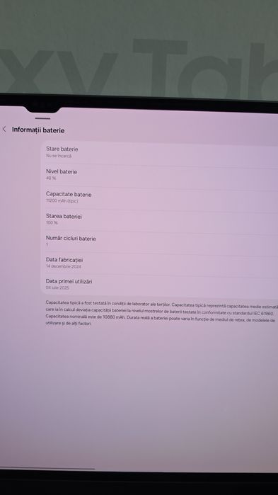 Vând Samsung Tab S10 Ultra 256gb 5g