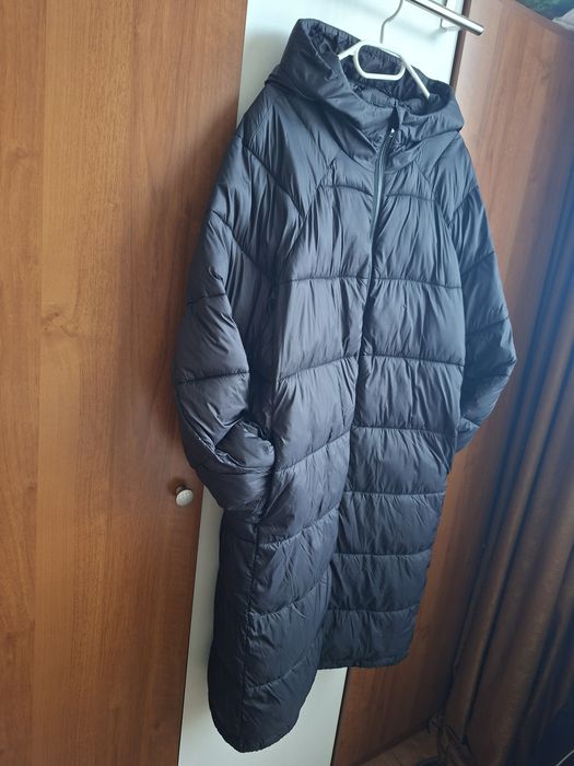 Дълго ватирано палто