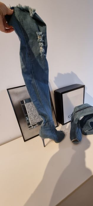 Cizme jeans damă