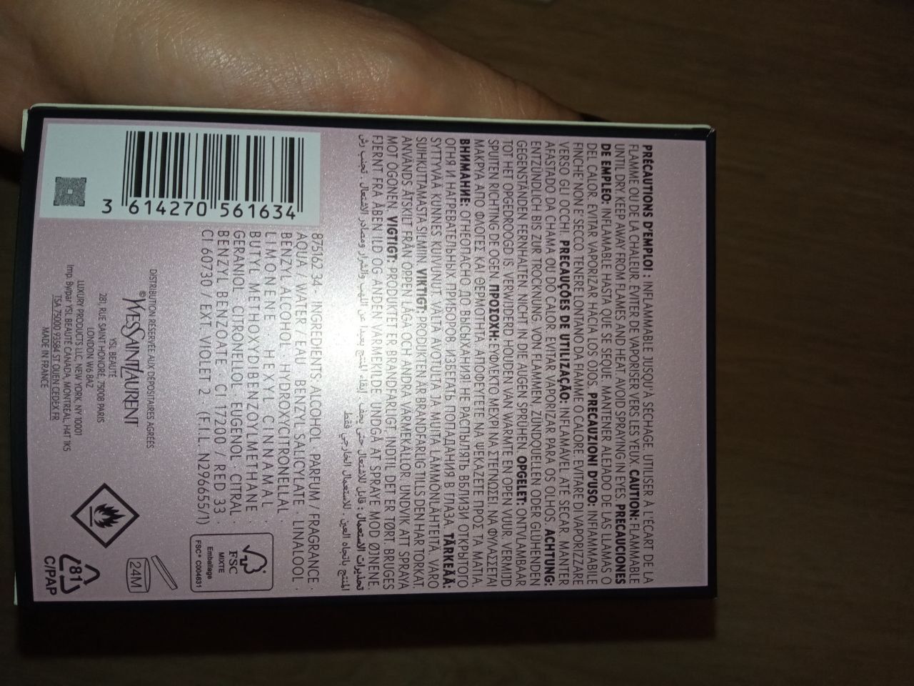 mon paris ysl парфумна вода за жени 3/4 от 90 мл