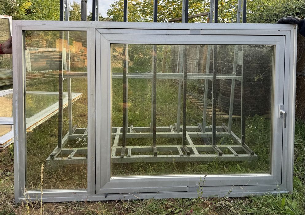 FEREASTRA ALUMINIU TERMOPAN  batanta vitrina hala garaj  showroom