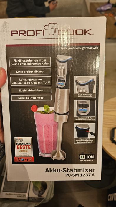 Blender profi-cook cu acumulator usb