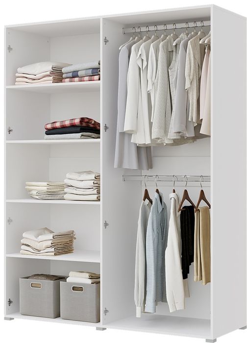 Шкафы (вместе) белые для одежды, обуви и т.д