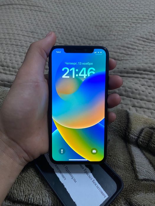 Айфон х акб: 100%