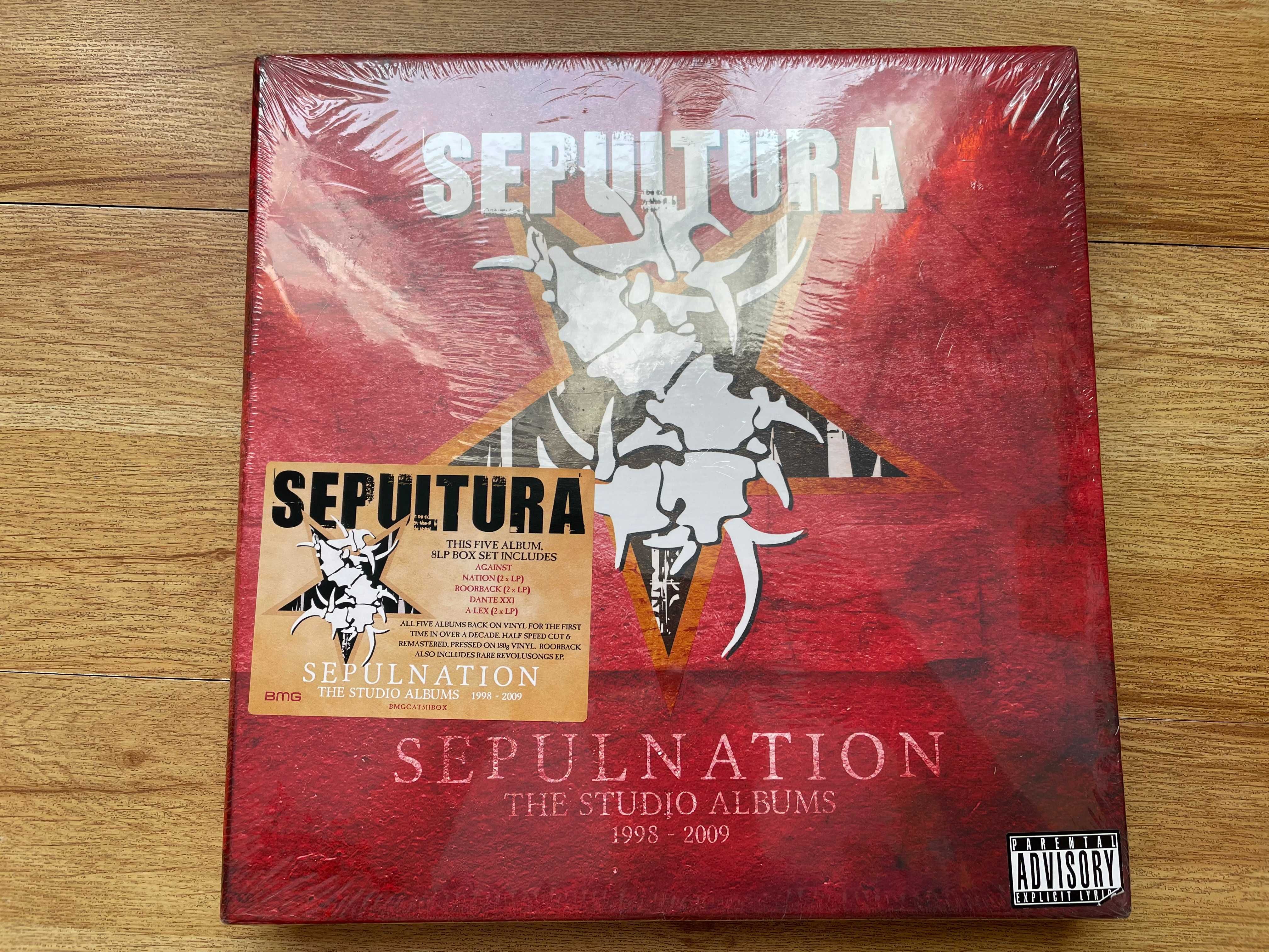 Sepultura – Sepulnation (5 albume, 8 viniluri LP, 2021,EU) Nou/Sigilat