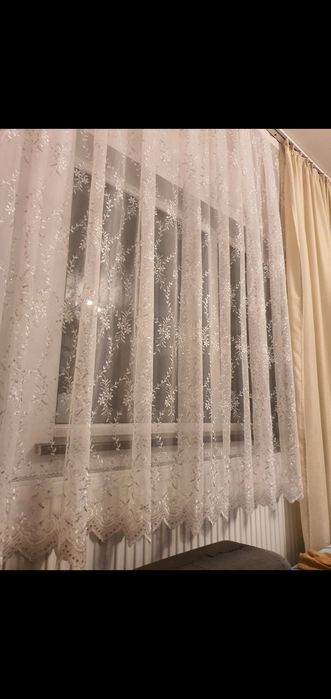 Perdea cu broderie 8m x 1.90m inaltime