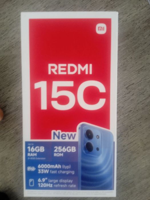 Redmi 15C yengi 256/8 narxi 2.6 kelwlad