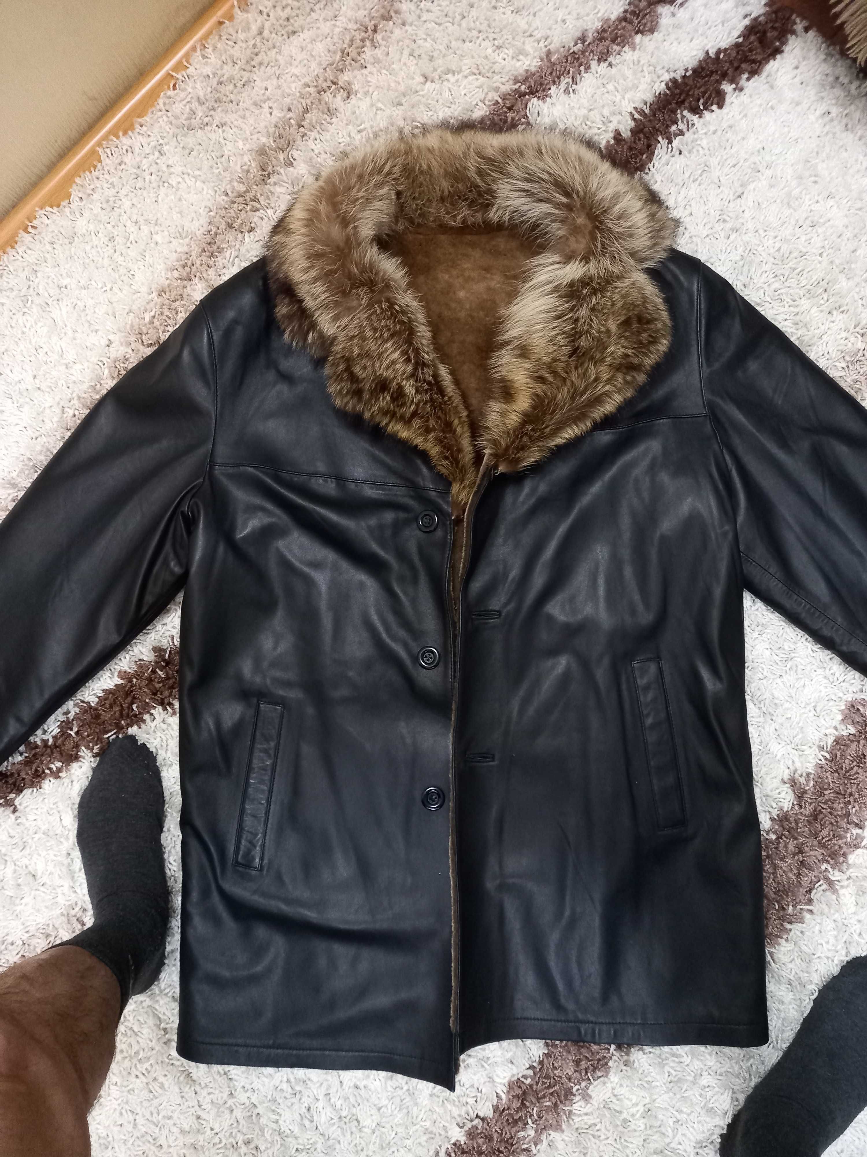 Продам кожаную куртку на меху