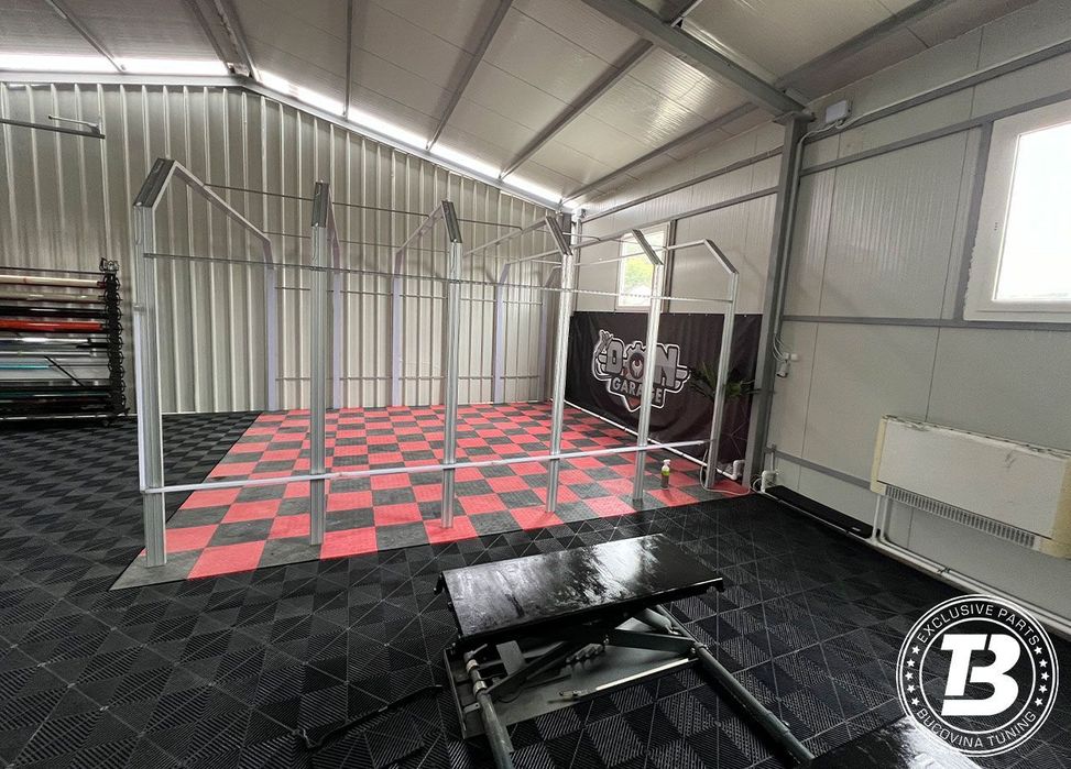 Pardoseala Modulara pentru Garaj Service Detailing