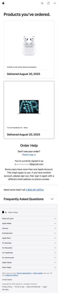 Airpods 4 ANC из США