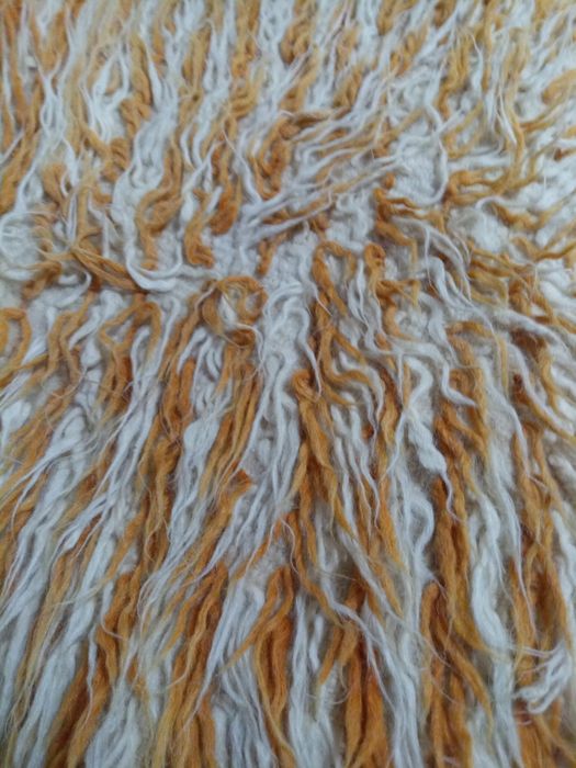 Set 2 țoluri vechi din lână pură de oaie,lucrate manual pe Valea Șie