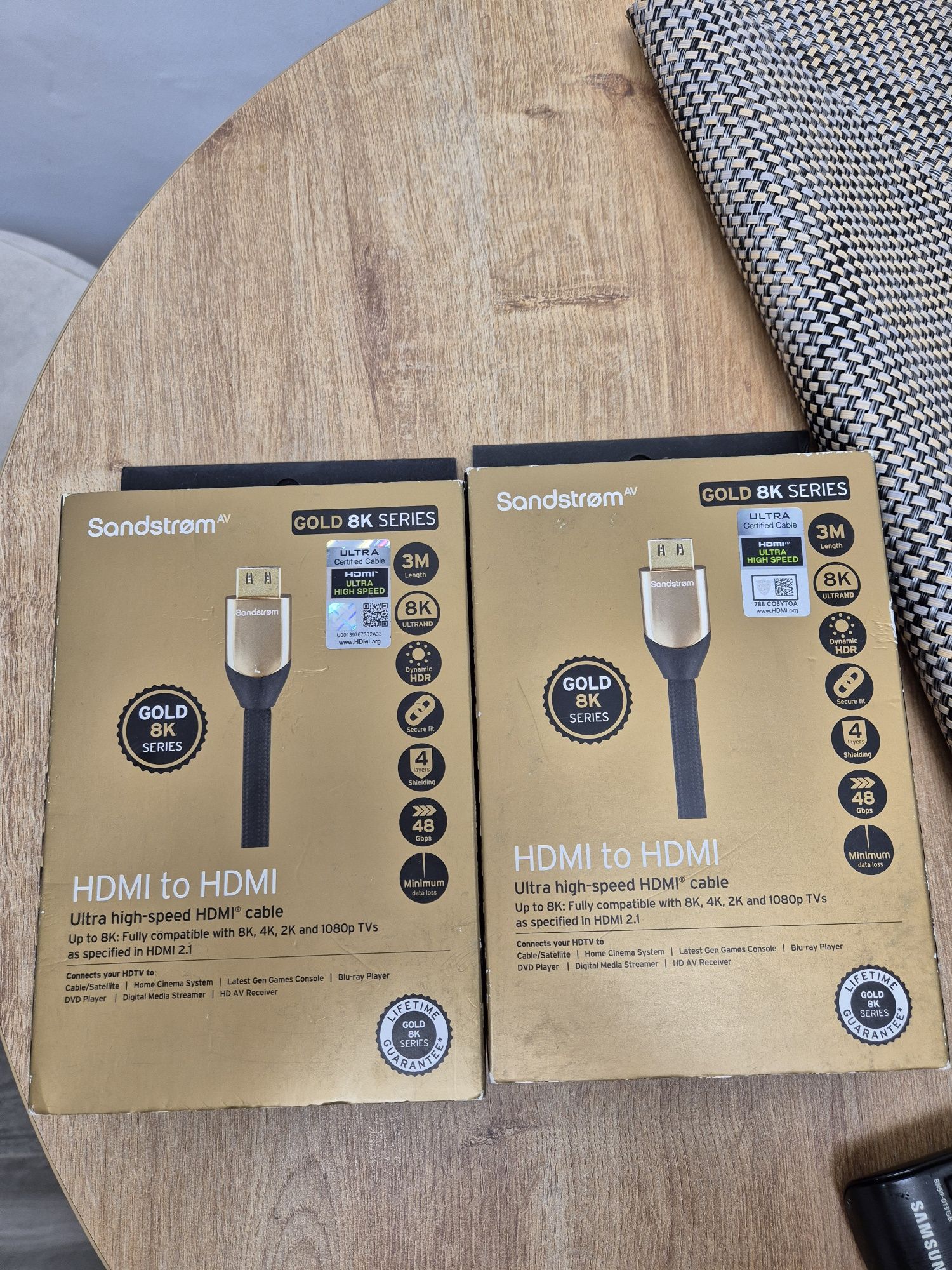 Cablu HDMI gold 8K series 3m